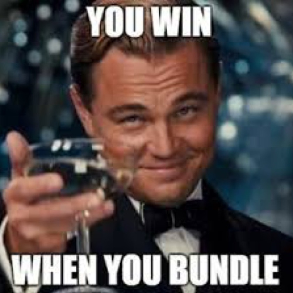 Bundle & Save!!!!  Bundle & Offer!!!  I can’t say YES if you don’t ask.